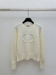 GXZ Elegant Cable Knit Cardigan with Embroidered Logo