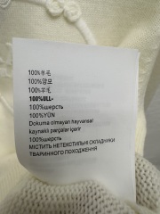 GXZ Elegant Cable Knit Cardigan with Embroidered Logo