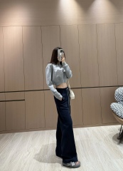 Chanel-Inspired Cable Knit Cardigan – Elegance with Feminine Touches