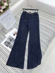 Chic Women's Corduroy Flared Pants with Drawstring Waist