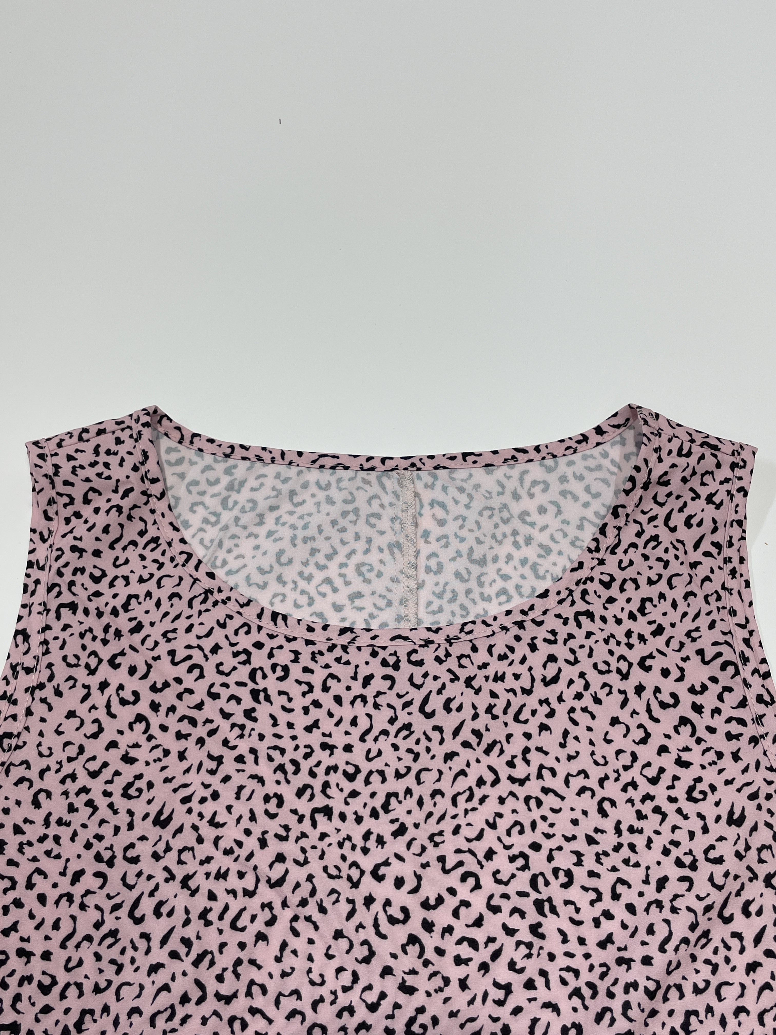 GXZ Sleeveless Leopard Print Midi Dress - Casual Chic and Effortless Style