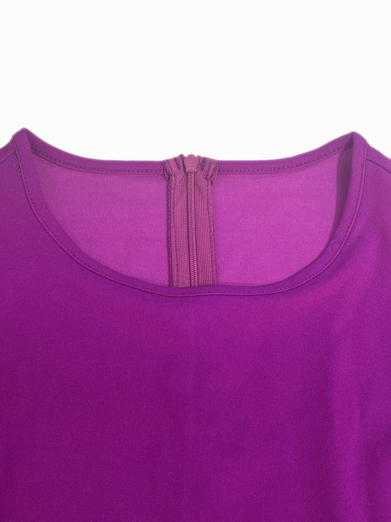 GXZ Women's Elegant Purple Bodycon Dress – Timeless Chic