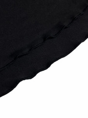 GXZ Black Layered Hem Spaghetti Strap Dress – Timeless Elegance