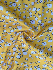 GXZ Women's Yellow Floral Wrap Dress – Effortless Summer Elegance