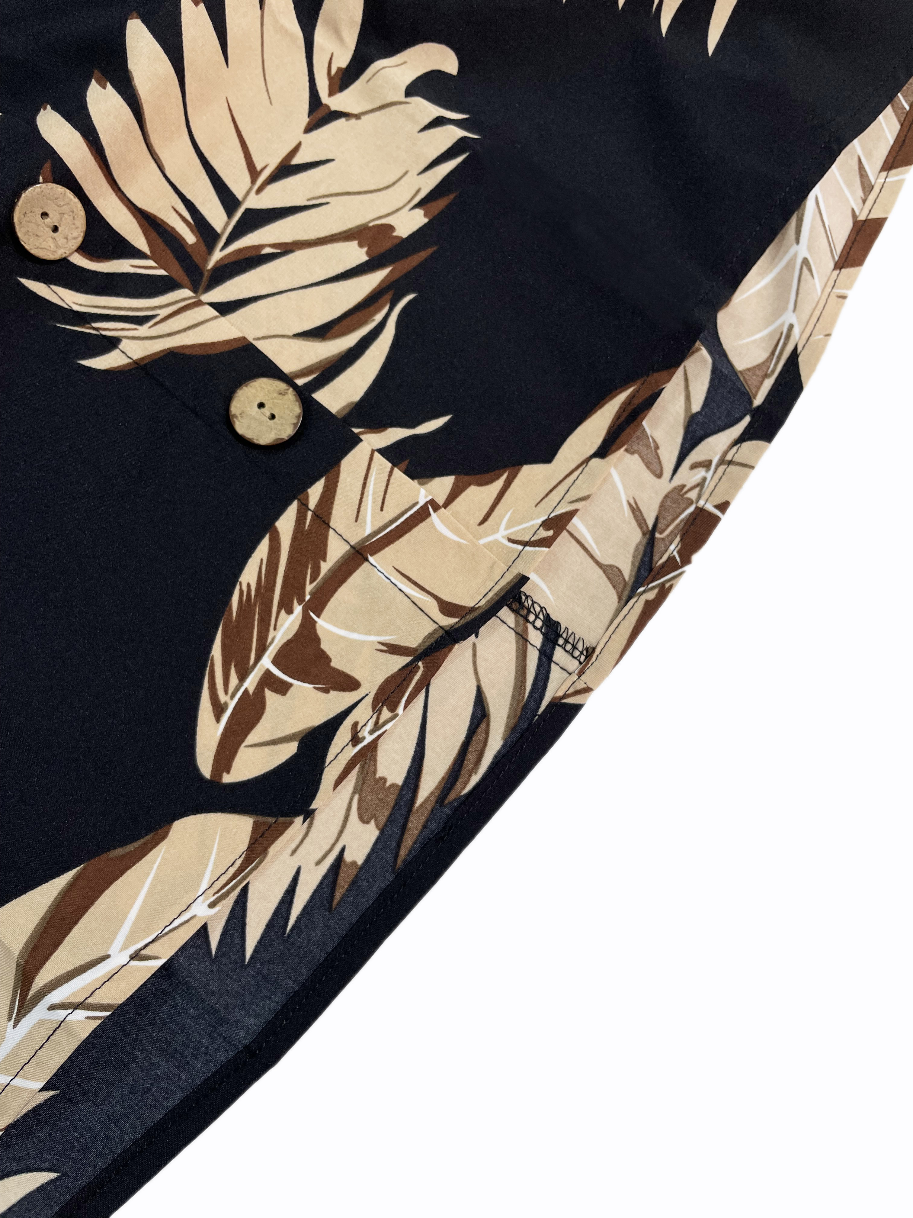 GXZ Tropical Leaf Print Sundress – Effortless Summer Style
