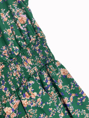 GXZ Red Floral Midi Dress – Timeless Elegance for Every Occasion