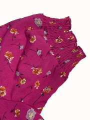 GXZ Red Floral Midi Dress – Timeless Elegance for Every Occasion