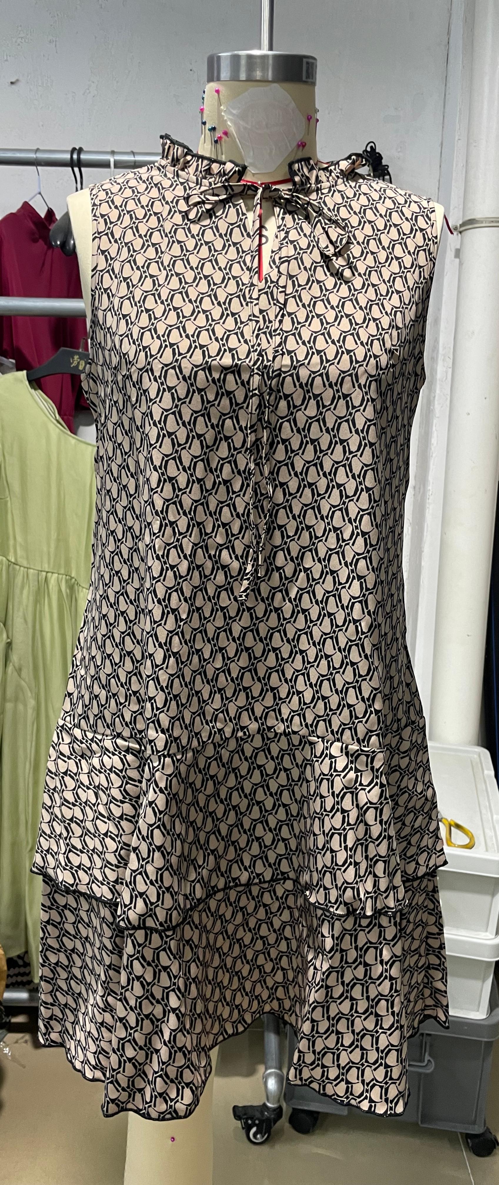 GXZ Tiered Sleeveless Ruffle Dress – Effortless Elegance