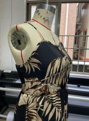 GXZ Tropical Leaf Print Sundress – Effortless Summer Style