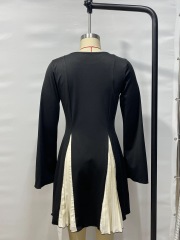 Effortless Elegance with GXZ’s Black A-Line Dress