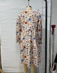 Bohemian Chic: GXZ Floral Smock Dress