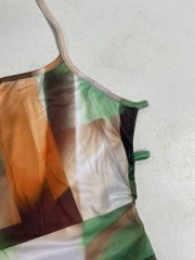 GXZ Abstract Printed Maxi Dress – Where Art Meets Fashion