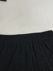 GXZ Women's Black Tiered Maxi Skirt – Effortlessly Elegant and Versatile