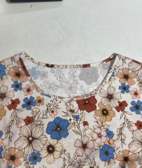 Bohemian Chic: GXZ Floral Smock Dress