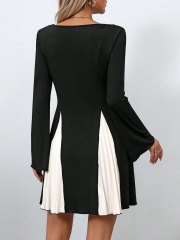 Effortless Elegance with GXZ’s Black A-Line Dress