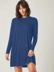 GXZ Women's Oversized T-Shirt Dress – Casual Comfort Meets Modern Style
