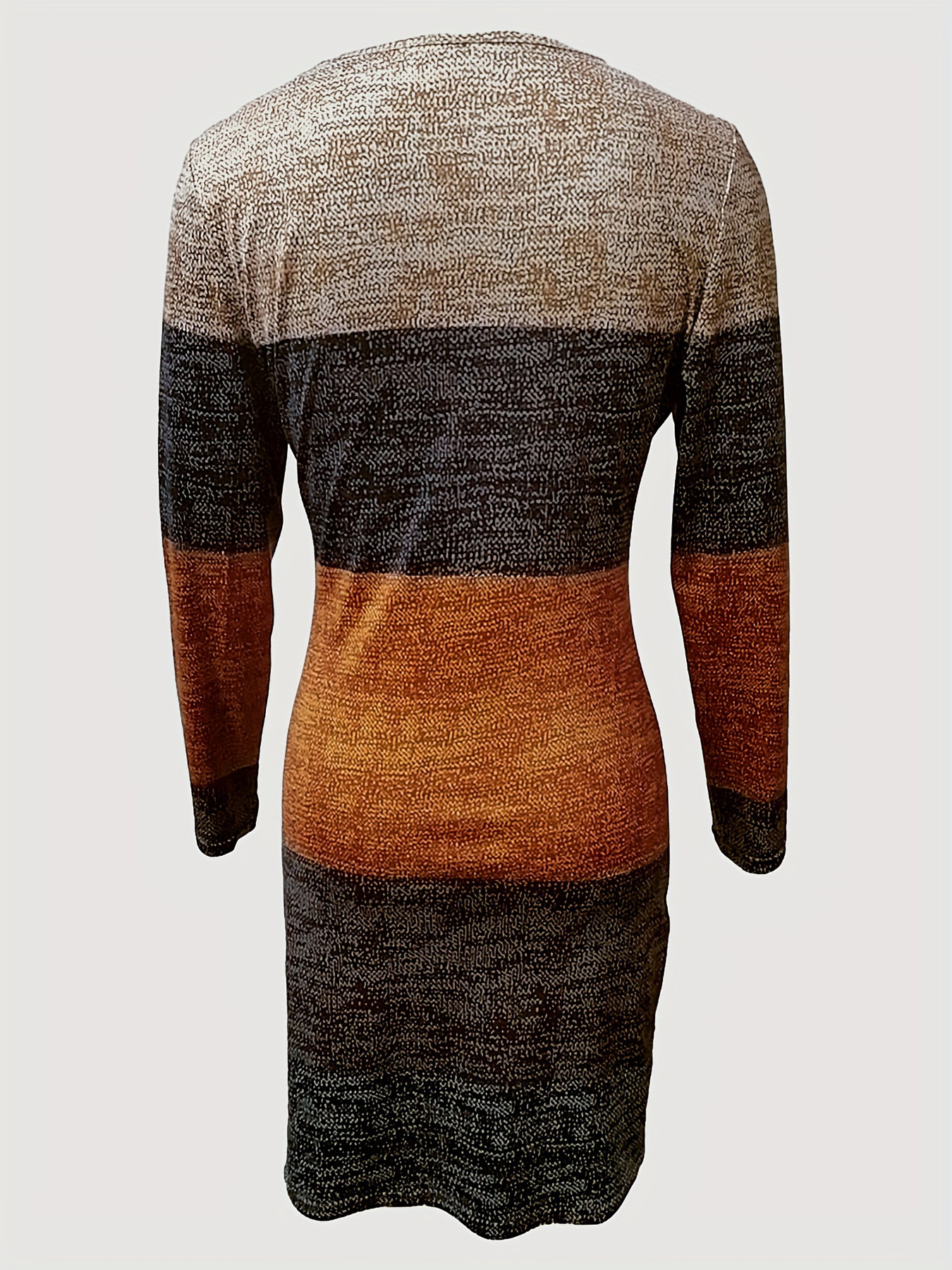 GXZ Women's Gradient Colorblock Dress – A Bold Statement in Comfort and Style