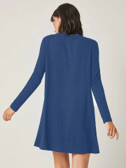 GXZ Women's Oversized T-Shirt Dress – Casual Comfort Meets Modern Style