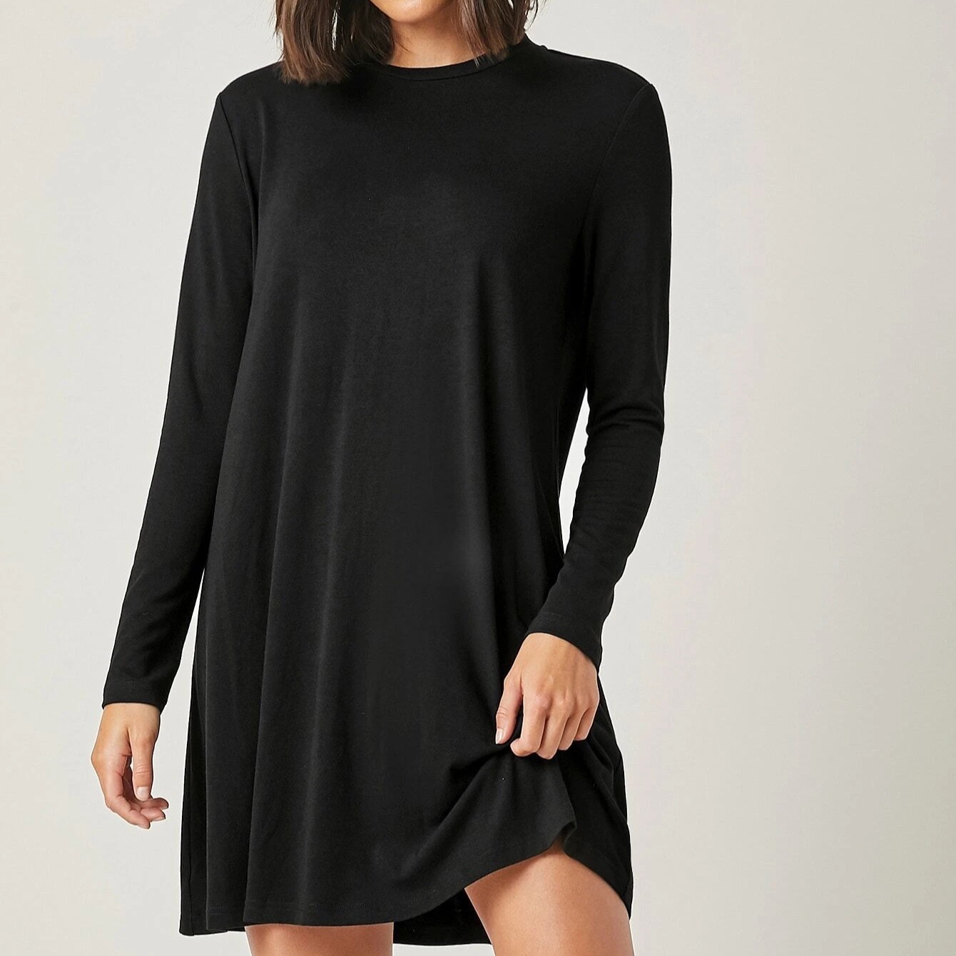 GXZ Women's Oversized T-Shirt Dress – Casual Comfort Meets Modern Style