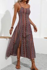 Unleash Your Wild Side: GXZ Leopard Wrap Maxi Dress