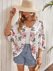 GXZ Women's Lightweight Floral Kimono Cardigan – Perfect for Effortless Elegance
