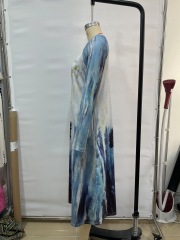 Embrace Elegance with GXZ’s Abstract Watercolor Dress