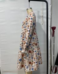 Bohemian Chic: GXZ Floral Smock Dress