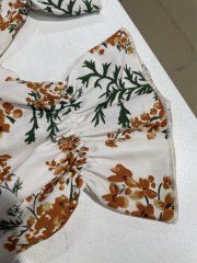 GXZ Floral Long Sleeve Midi Dress