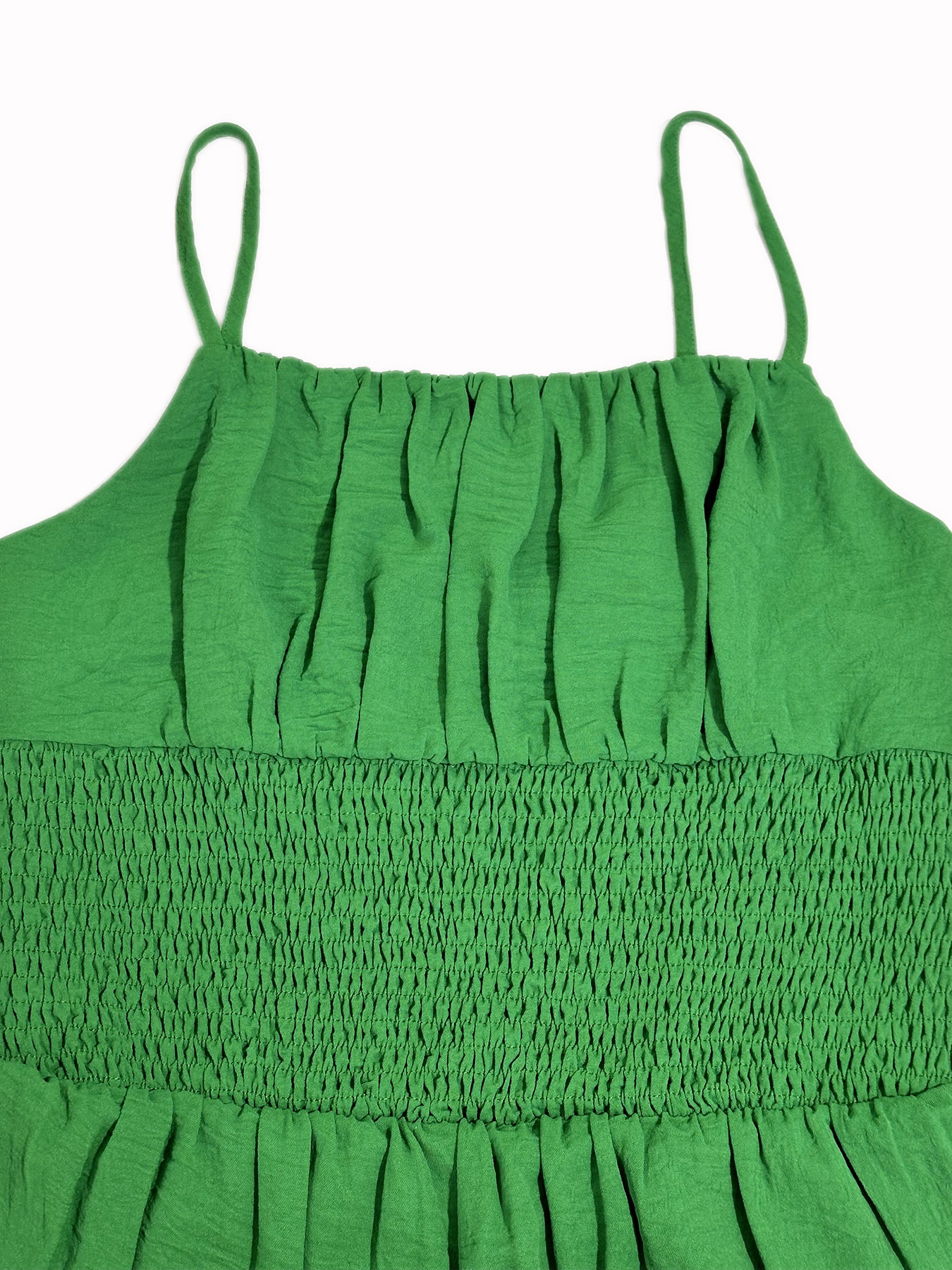 GXZ Women's Spaghetti Strap Green Maxi Dress