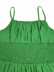 GXZ Women's Spaghetti Strap Green Maxi Dress