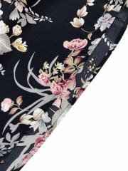 GXZ Women's Floral Halter Maxi Dress