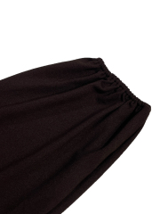 GXZ Women's Long Sleeve V-Neck Ruched Maxi Dress