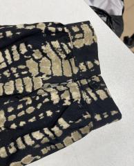 GXZ Patterned Maxi Dress with Collared Neck