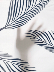 GXZ Women's Cold Shoulder Maxi Dress with Leaf Print