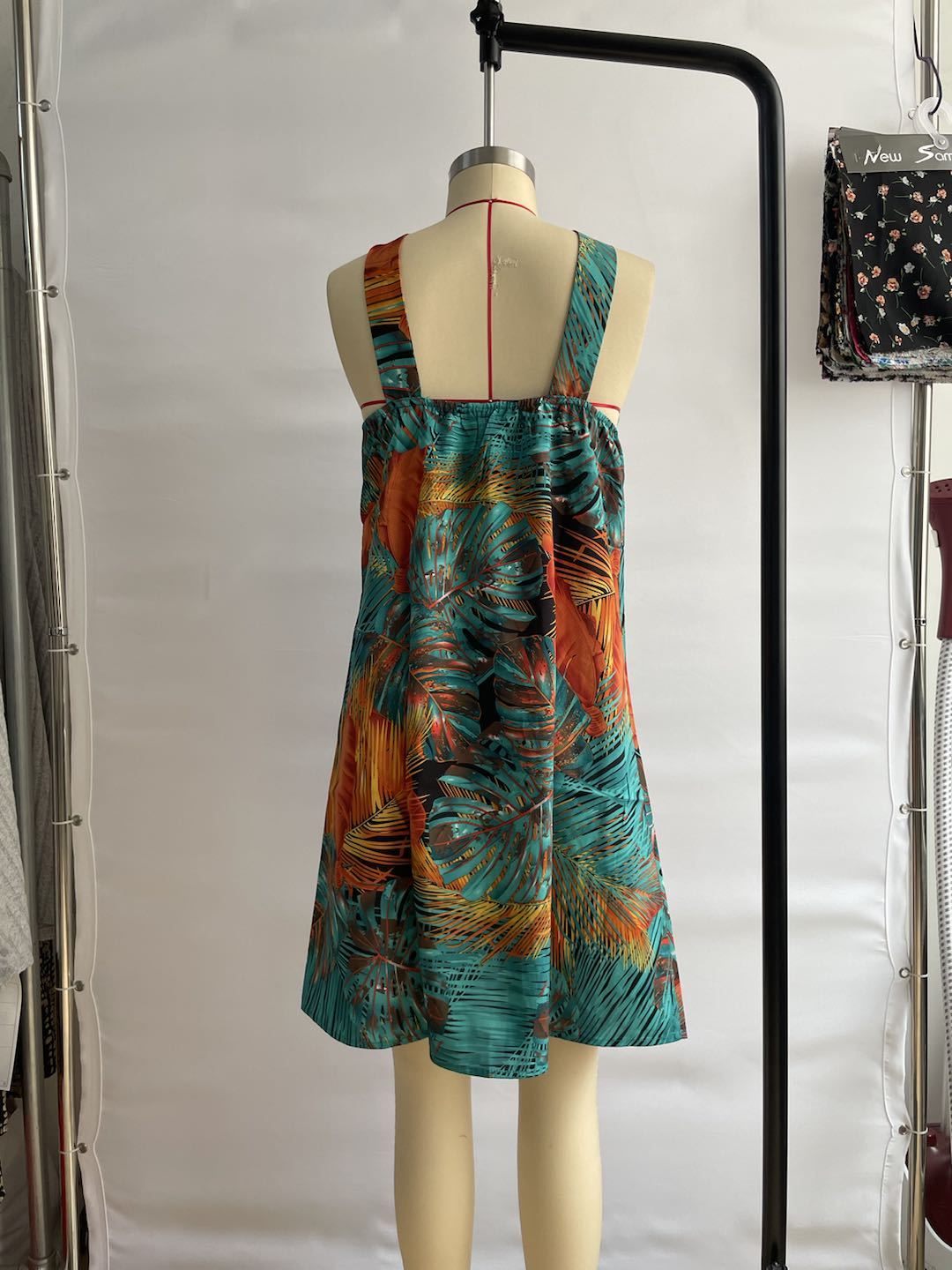 GXZ Women's Boho Print Beach Dress
