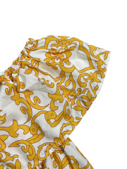 GXZ Women's Off-Shoulder Bohemian Maxi Dress | Summer Beach Style