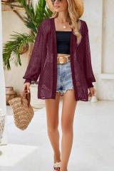 GXZ Women's Sheer Polka Dot Kimono | Lightweight Summer Cover-Up