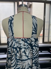 GXZ Halter Neck Tropical Mini Dress | Summer Vacation Style