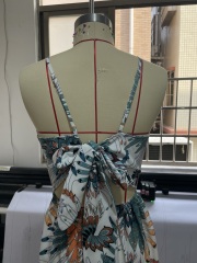 GXZ Halter Neck Floral Maxi Dress | Boho Summer Vibes