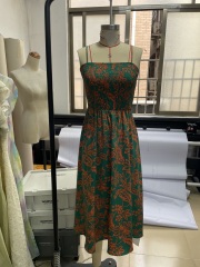 GXZ Women's Strapless Floral Maxi Dress | Chic Bohemian Look