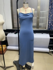 GXZ Women's Halter-Neck Maxi Dress | Elegant Summer Wear