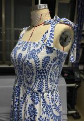 GXZ Women's Blue Floral Maxi Dress | Sleeveless Summer Style