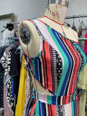 GXZ Women's One-Shoulder Striped Maxi Dress | Elegant Summer Look