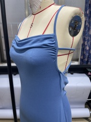 GXZ Women's Halter-Neck Maxi Dress | Elegant Summer Wear