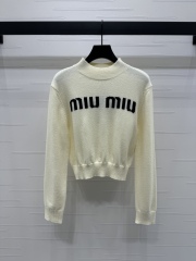 GXZ Women's Logo Sweater | Classic Knit Pullover in Neutral Colors