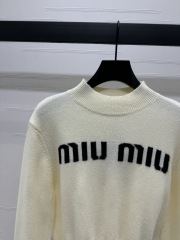 GXZ Women's Logo Sweater | Classic Knit Pullover in Neutral Colors