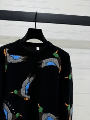 GXZ Women's Knit Sweater | Unique Bird Patterned Pullover
