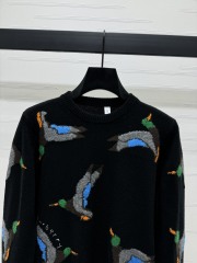GXZ Women's Knit Sweater | Unique Bird Patterned Pullover