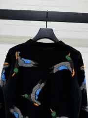 GXZ Women's Knit Sweater | Unique Bird Patterned Pullover