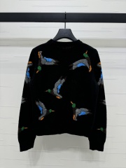 GXZ Women's Knit Sweater | Unique Bird Patterned Pullover